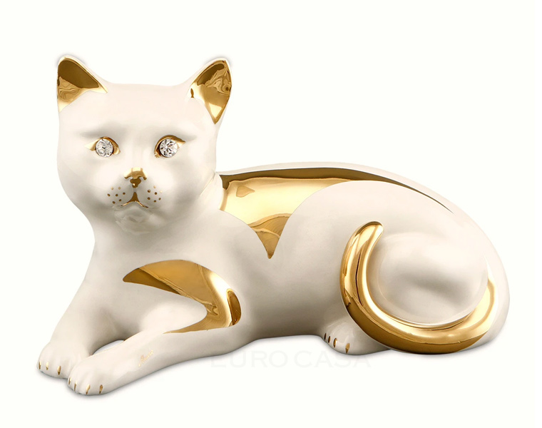 ネコの置物|陶器製