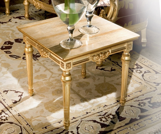 サイドテーブル|ゴールド | 高級輸入家具専門店 EURO CASA | ユーロ・カーサ