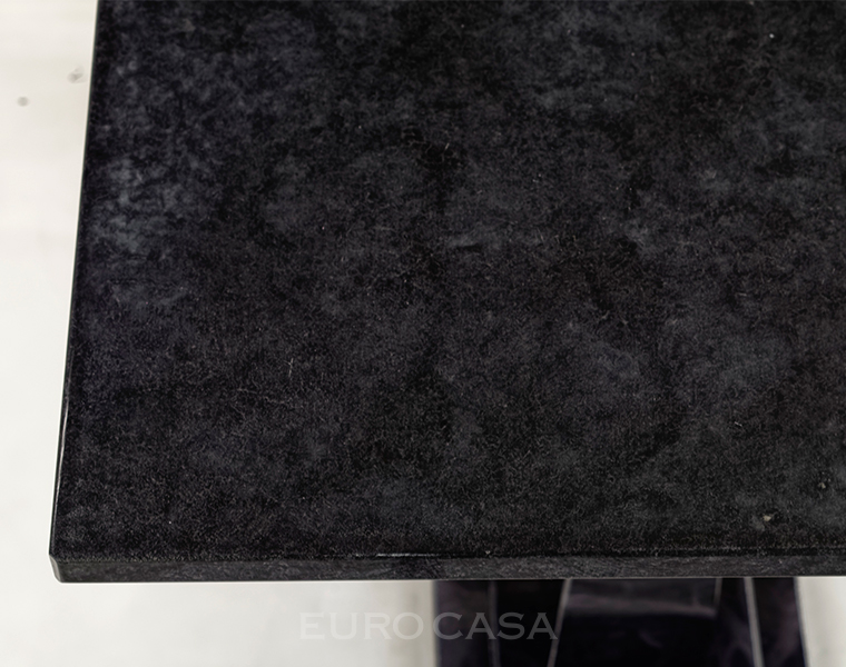 サイドテーブル | アラバスター製 | ブラック | 高級輸入家具専門店 EURO CASA | ユーロ・カーサ