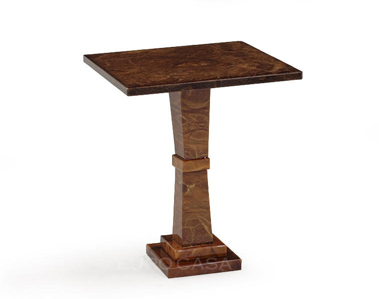 サイドテーブル | アラバスター製 | ブラウン