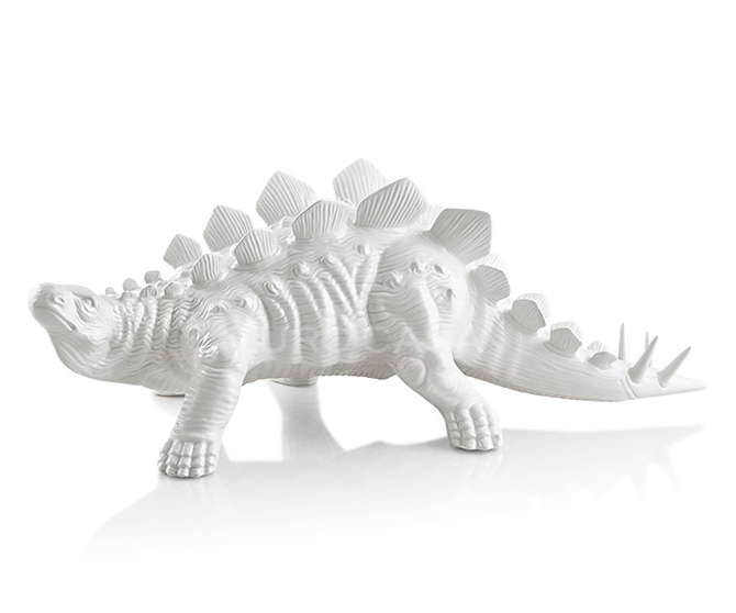 恐竜(ステゴザウルス)の置物 | 陶器製